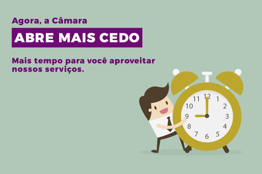 Imagem 1 da notícia: Câmara abrirá mais cedo para oferecer serviços do CAC